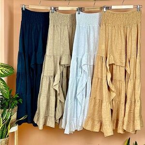 Made in Italy Linen Skirt